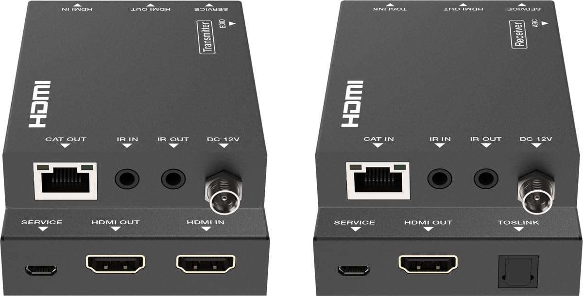 4K60 HDMI 70m Extender Over Ethernet with ARC (Tx/Rx)