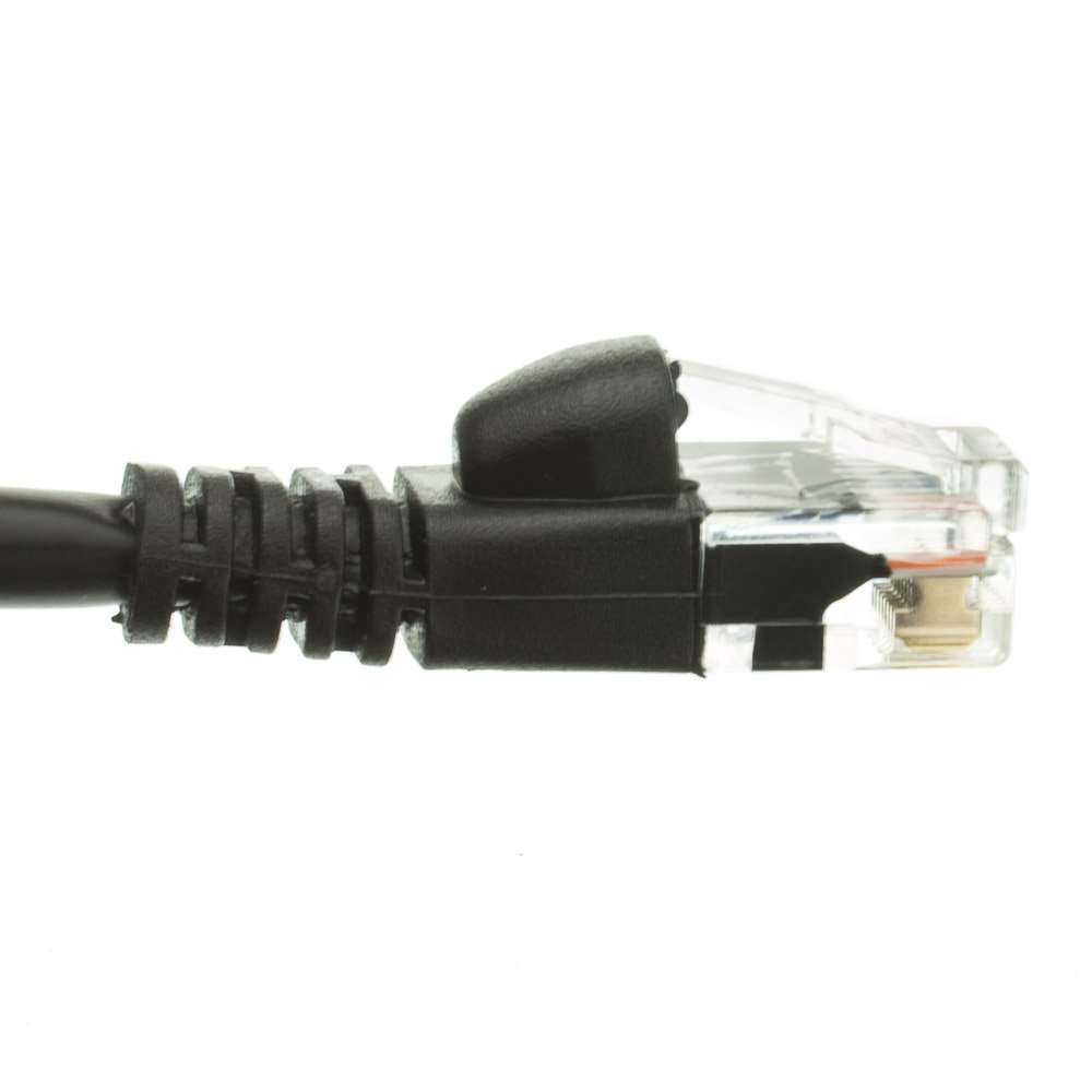 C&E 10 Pack Cat5e Black Ethernet Patch Cable, Snagless Molded Boot, 2 Feet, CNE539560 3