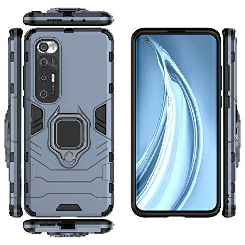 QiongNi Case for Oppo Reno 5 Pro+ Case Cover,Magnetic Car Mount Bracket Shell Case for Oppo Reno 5 Pro+ Artist/Reno 5 Pro+ 5G PDRT00 PDRM00 Case Blue 1