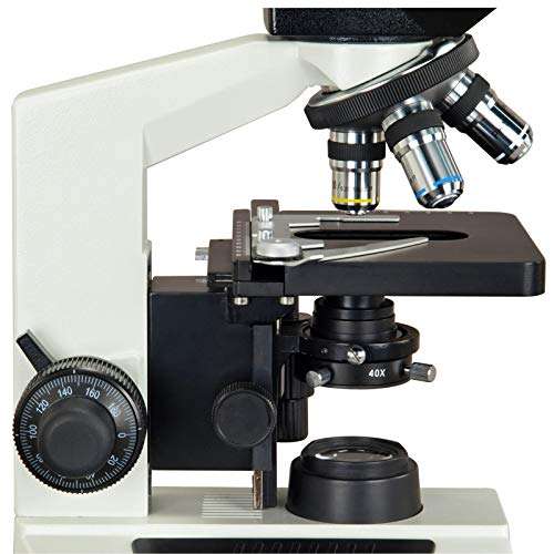 OMAX 40X-2000X Phase Contrast Binocular Compound LED Microscope 4
