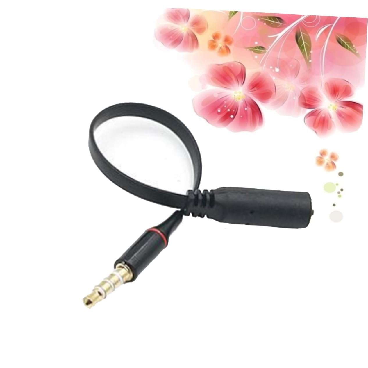 Vaguelly Durable Extension Cable for Headphones Stereo Male to Female Adapter Compatible with Android iOS Devices Low Transmission Loss for Sound Black 4