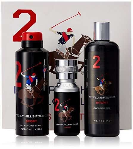 Beverly Hills Polo Club Gift Set 2 for Men (Eau De Toilette, Body Wash and Deodorant)