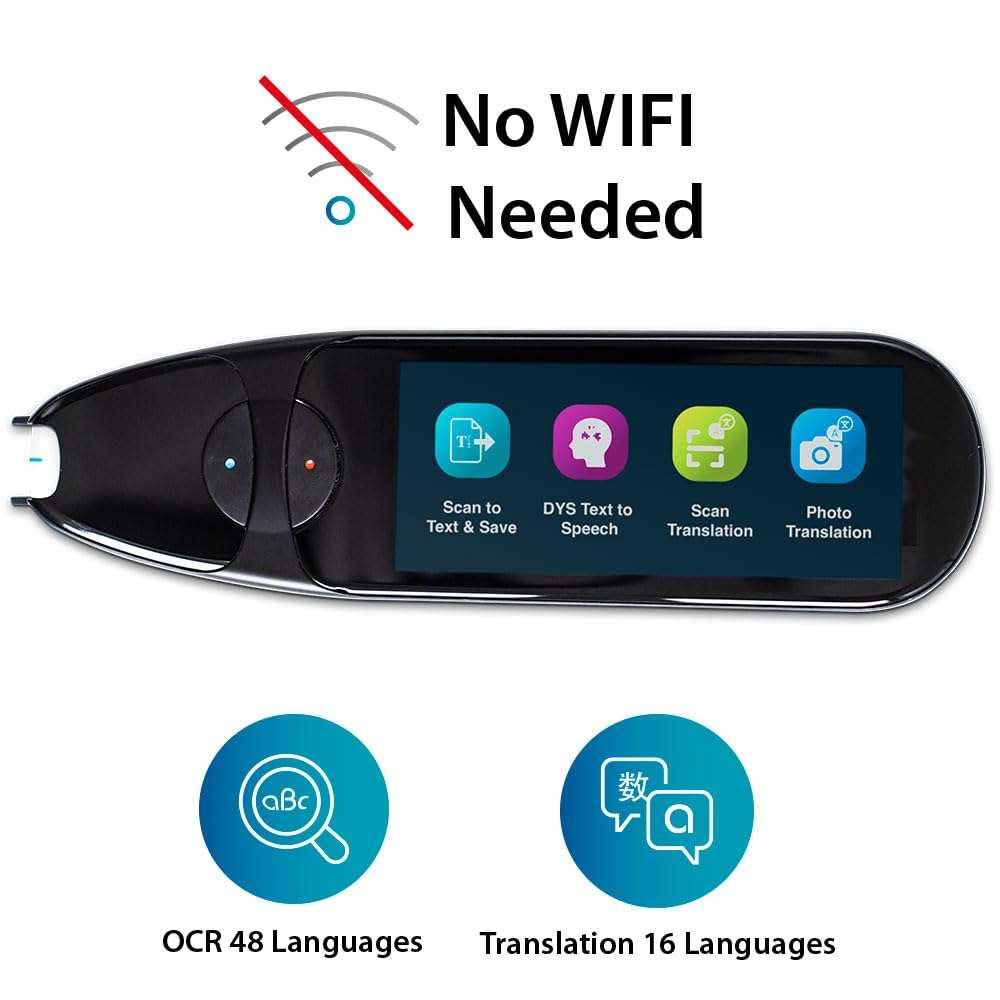 IRISPen Air 8:no WiFi,Scanner,Translation Pen,Reading Pen,Translator 16 Languages Offline,Pen Scanner OCR 48 Languages Offline,APP Dyslexia 9 Languages Text-to-Speech,Readiris PDF Win Mac iOS Android 3
