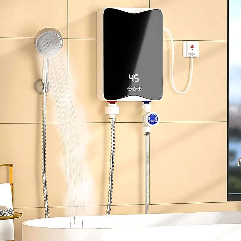 Lipzie [𝟏𝟓 𝐘𝐄𝐀𝐑𝐒 𝐖𝐀𝐑𝐑𝐀𝐍𝐓𝐘] Instant Electric Water Heater, Rapid Temperature Control with LED Touch Panel for Daily Use in Kitchen and Bathroom " 4