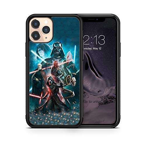 Star Wars case Dark Side Compatible with iPhone 12 Pro Max Mini 11 XR X 7 8 Plus SE Samsung Galaxy S20 S10 S9 S10e Plus Note 9 10 20 Ultra Google Pixel 3 3a XL 4 TPU SN (iPhone XR) 1