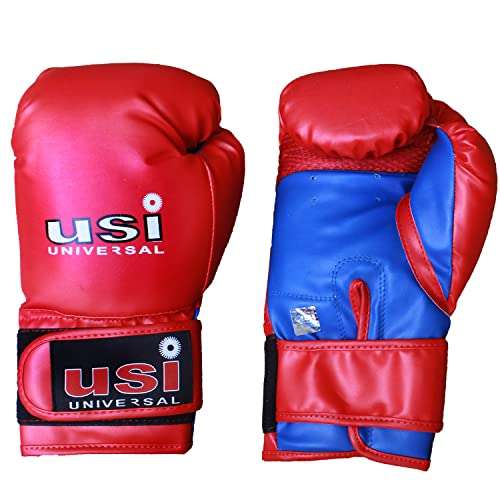 USI UNIVERSAL THE UNBEATABLE Kids Boxing Gloves, 612BV Bouncer Junior Training Mitt For Kickboxing, Punching Bag, Focus Pads, Sparring & Muay Thai mma, Thai Pad, Punching Gloves (Size L/XL) 1