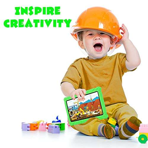 Contixo Kids Tablet V8, 7-inch HD, Ages 3-7, Toddler Tablet with Camera, Parental Control - Android 11, 16GB, WiFi, Learning Tablet for Children, 50+ Disney Storybooks Apps and Kid-Proof Case, Green 6