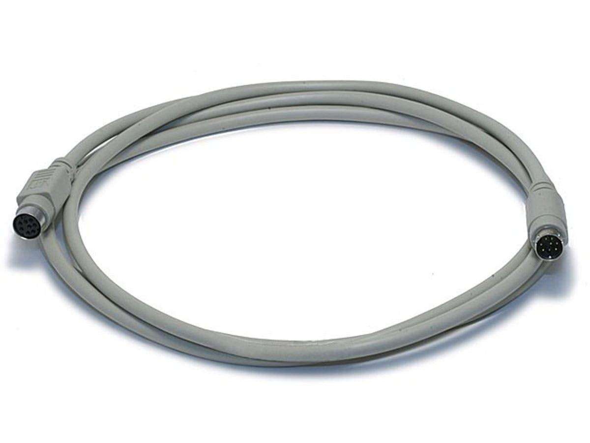 Monoprice 6-Feet MDIN8 M/F 0.0423611111111111 Cable, Beige (100534) Brown 1