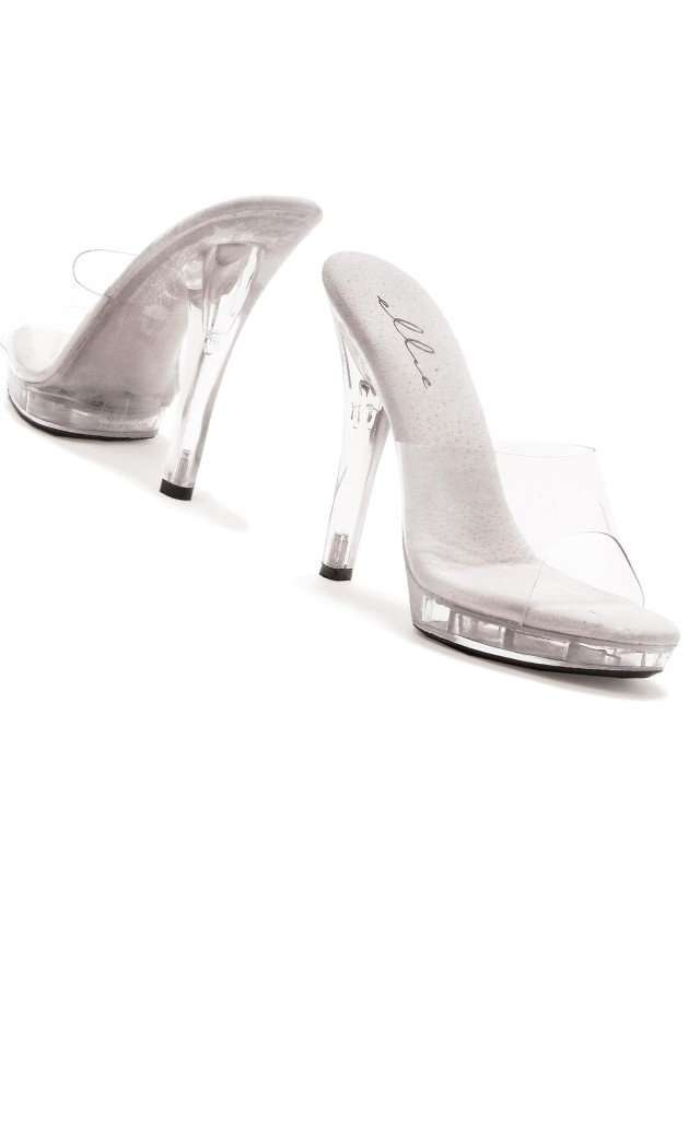 Ellie shoes, m-vanity 5in pump clear ten 1