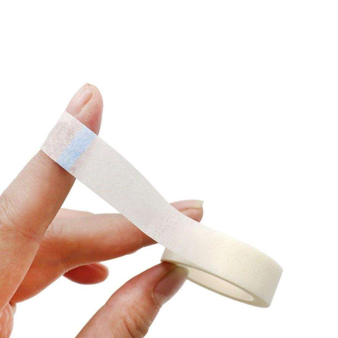Digital Shoppy Medical Tape/White Silk Paper Under Patches Eyelash Extension Supply Eyelash Extension Tape (Non-woven fabric, 9m) 3