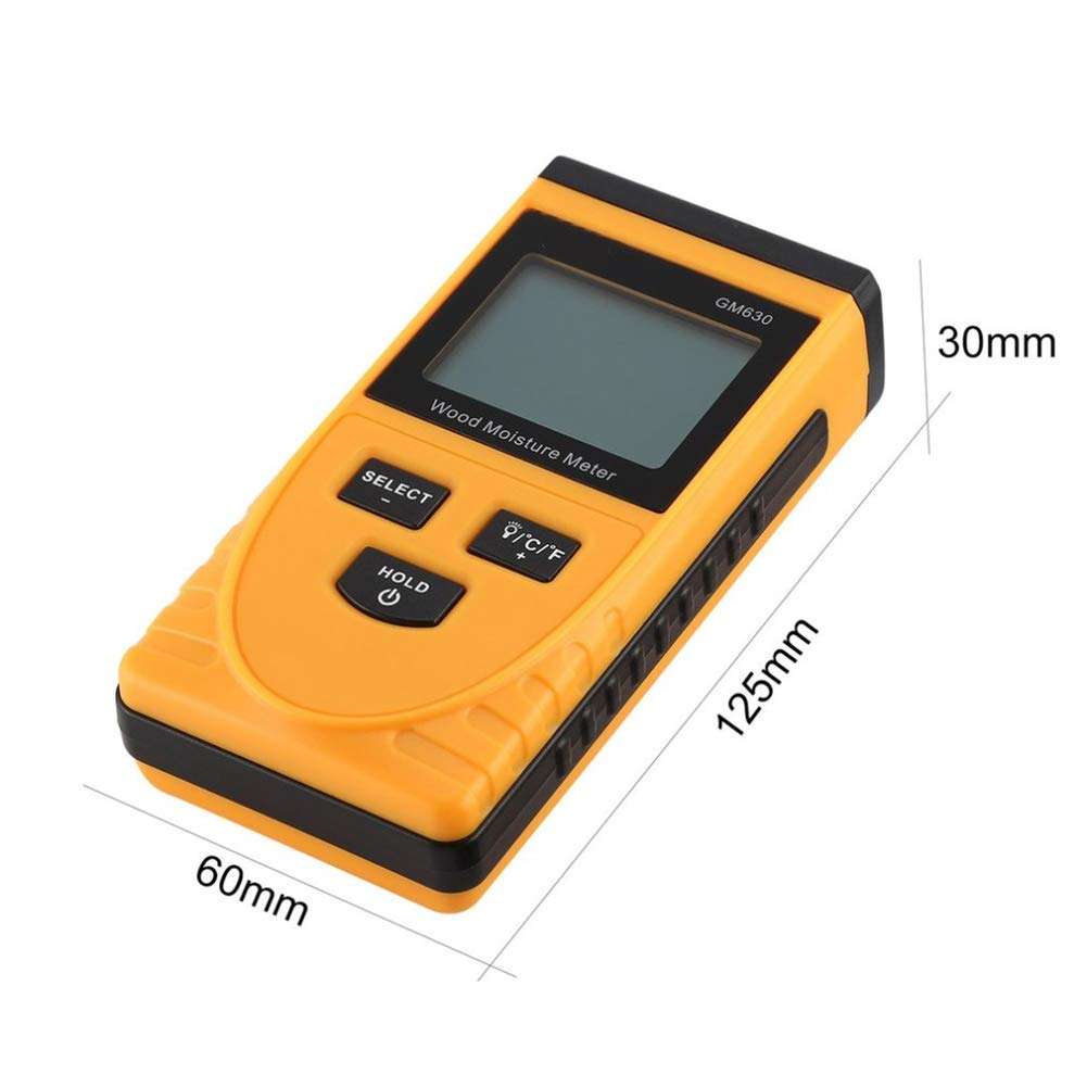 CICIN Wood Moisture Meter Digital, Display Humidity Test Water Content Meter Detector Density Hygrometer 2