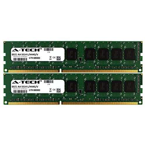A-Tech 8GB KIT 2X 4GB for IBM-Lenovo IBM-Lenovo ThinkServer TS130 TS200v TS200v 0981-xxx TS200v 0992-xxx TS200v 1008-xxx TS200v 1010-xxx TS430 DIMM DDR3 ECC Unbuffered PC3-10600 1333MHz RAM Memory
