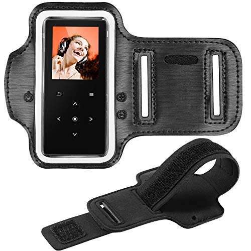 RUSFOL Adjustable Sport Armband for BERENNIS MP3 Player Only， Hands-Free for Running, Black，1 Pack(Compatible with BERENNIS MP3 Player ONLY!)! 1