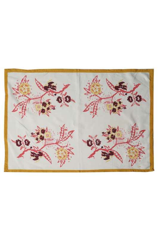 CONTRAST LIVING suntalia Hand Block Printed Kitchen Towel/Dish Towel/Hand Towel Multi Color Set of 4 Pcs 1