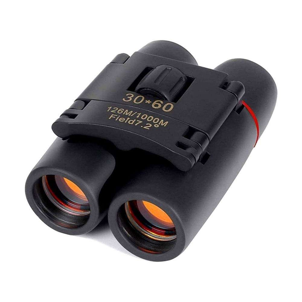 Qin 30 x60 Compact Binoculars with Clear Low Light Vision, Large Eyepiece Waterproof Binocular for Adults Kids,High Power Easy Focus Binoculars for Bird Watching,Outdoor Hunting,Travel,Sightseeing 1