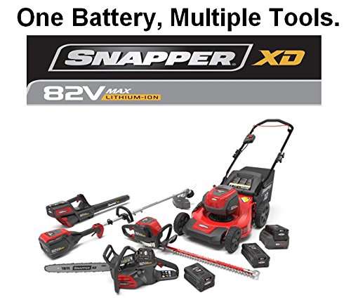 Snapper XD 82V MAX 550 CFM Cordless Electric Leaf Blower Kit with (1) 2.0 Battery and (1) Rapid Charger 2