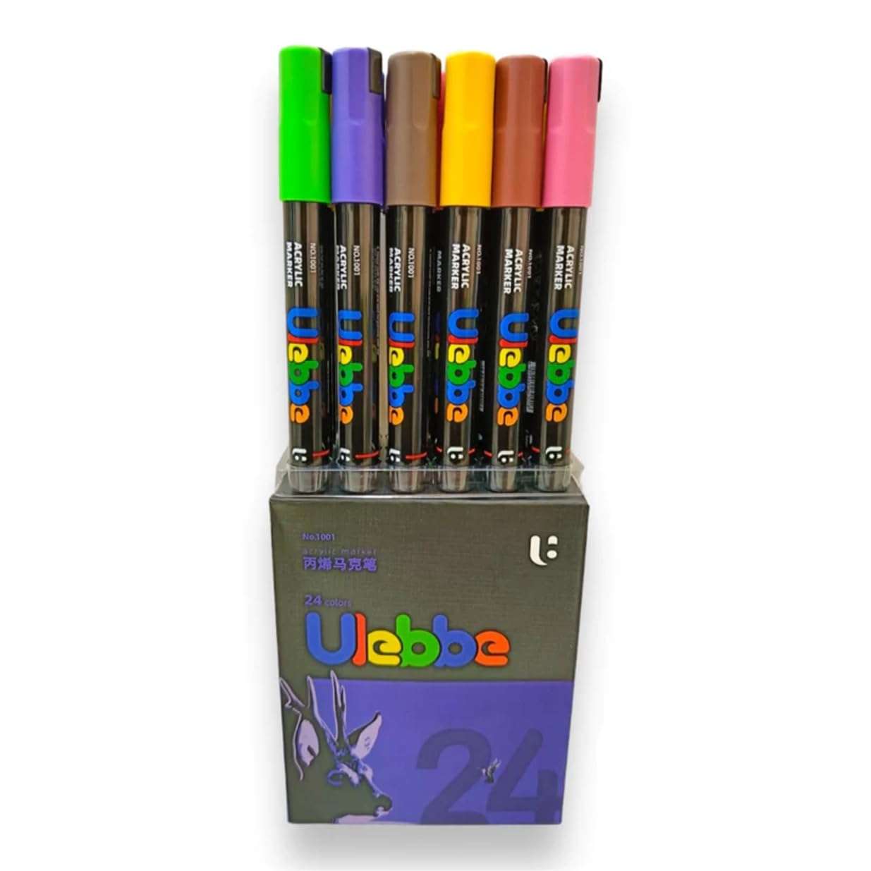 Chrome 24 Color Acrylic Marker Set 1