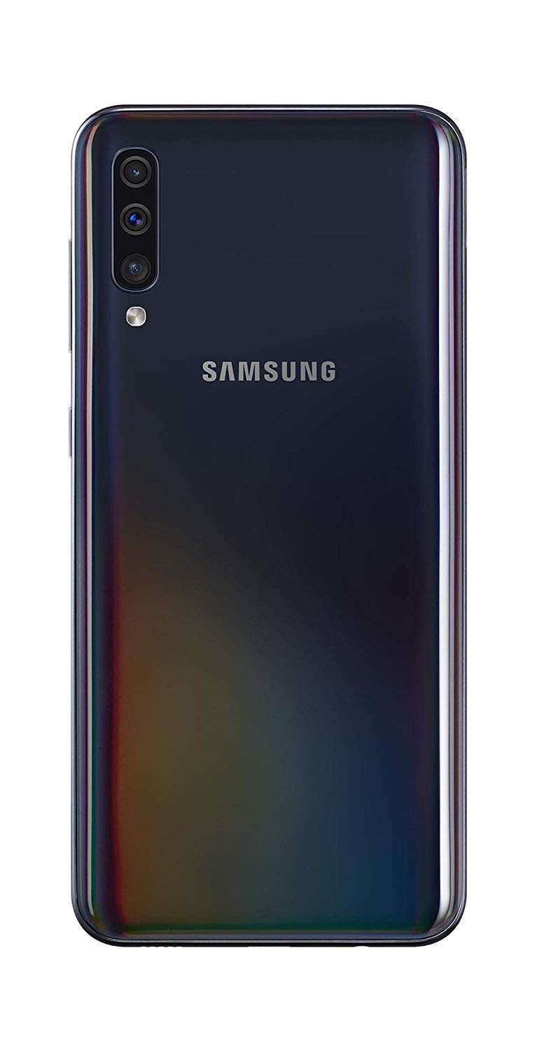 Samsung Galaxy A50 (64GB, 4GB RAM) 6.4" Display, 25MP, Triple Camera, Global 4G LTE GSM Factory Unlocked A505 (Black) (Renewed) 4