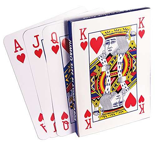 Forum Novelties Deck of Jumbo Playing Cards, 10" x 14" 1