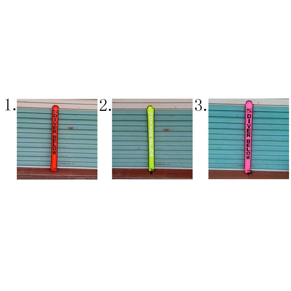 Loom Tree 4Ft Scuba Diving Surface Marker Buoy SMB Underwater Safety Buoy Float Orange 6