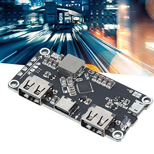 Battery Fast Charging Module, IP5328P 3.7V to 5V 9V 12V Stable Auto Adjustment Batteries Charge Board for Power Bank 6
