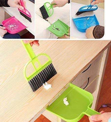 DarkShri Mini Dustpan Supdi with Brush Broom Set for Multipurpose Cleaning Drawer Cleaner | Laptops | Keyboards 6