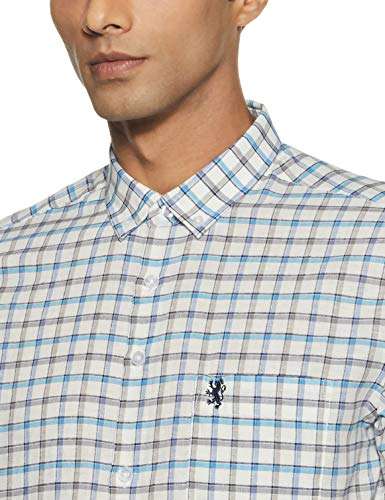 Red Tape Men's Checkered Regular Fit Shirt (RHS0060_Multicolour L) 2
