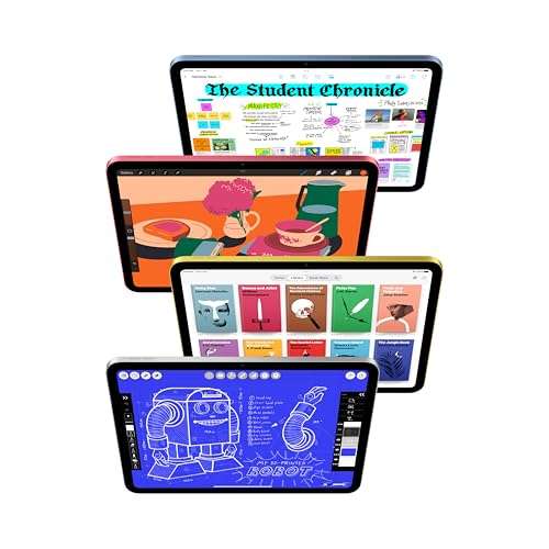 Apple iPad 11″: A16 chip, 27.69 cm (11″) Model, Liquid Retina Display, 128GB, Wi-Fi 6, 12MP Front/12MP Back Camera, Touch ID, All-Day Battery Life — Yellow 2