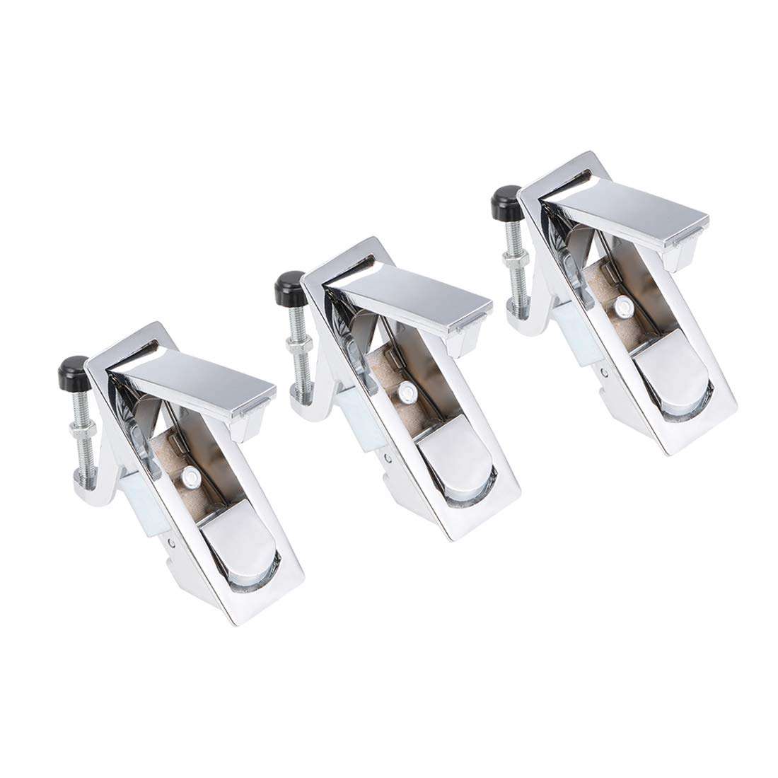 uxcell Electric Cabinet Panel Cam Lock Push Button Pop Up Door Lock Keyless 606-2 3pcs 1