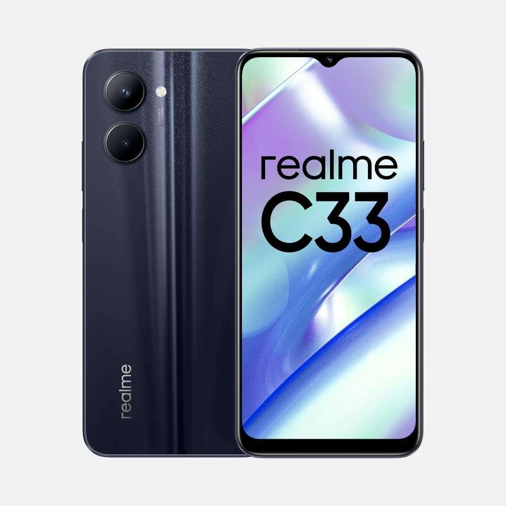 realme C33 (Night Sea, 4GB RAM, 64GB Storage)