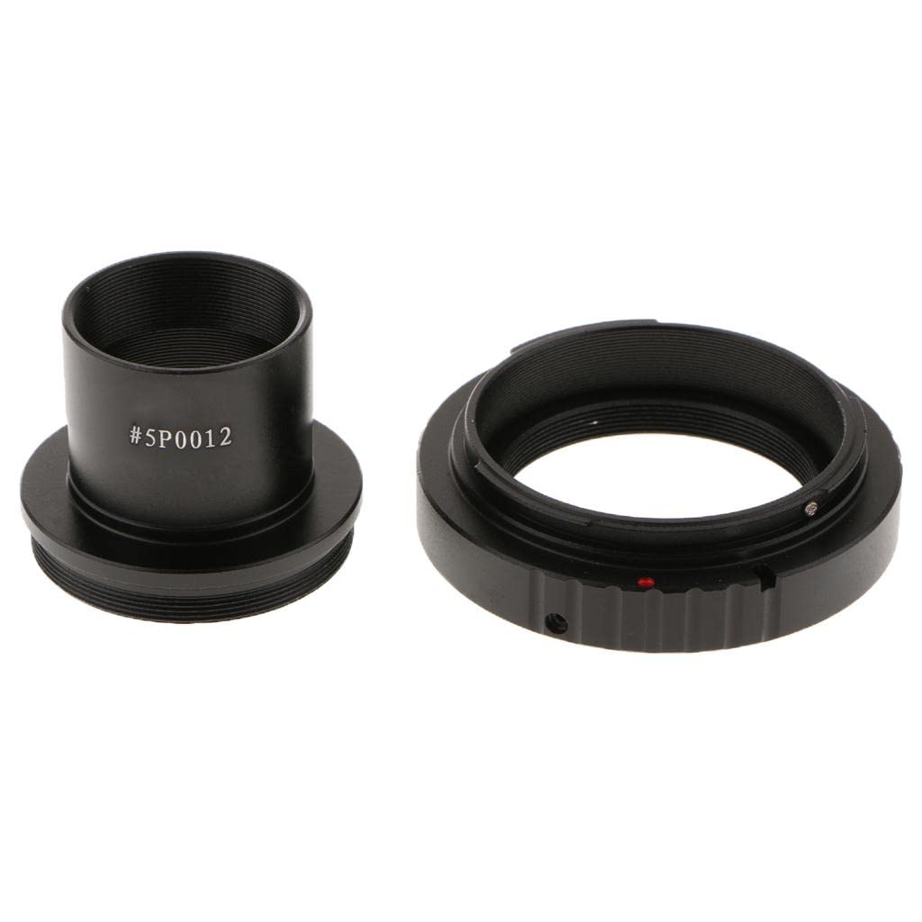IVELECT 1.25inch Telescope Mount Adapter + T T2 Ring for Canon 5D 5D Mark II 50D 60D 20D 30D 40D 350D 400D Camera Bodies 6