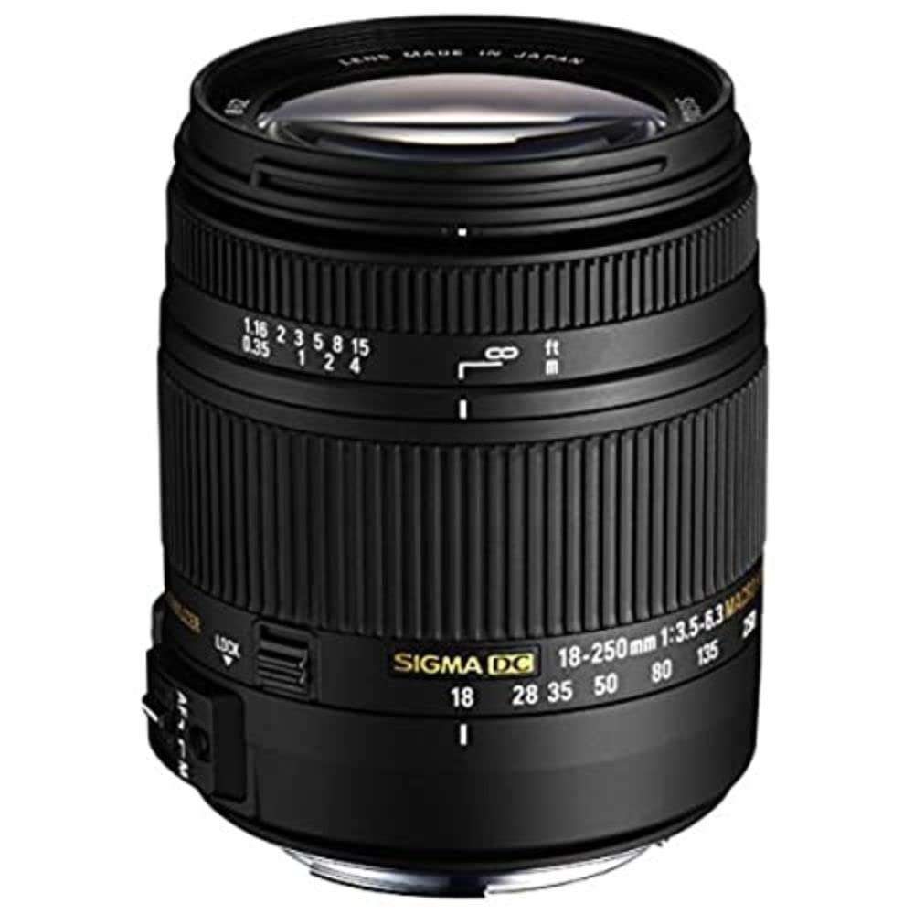 Sigma 18-250mm f/3.5-6.3 DC Macro OS HSM Lens for Nikon (Official Sigma 3 Year UK Warranty)