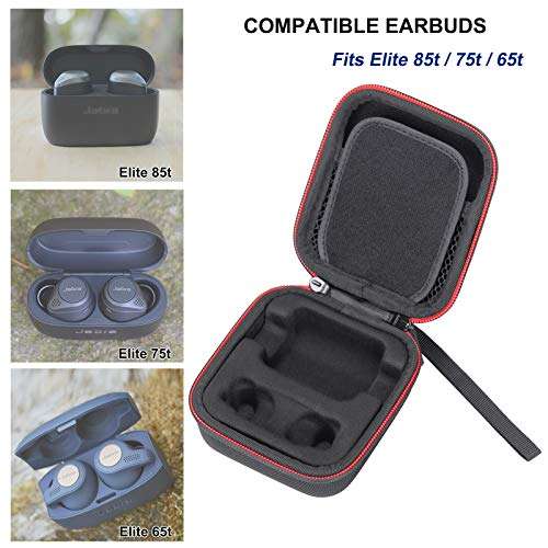 RLSOCO Hard Case for Jabra Elite 85t /Jabra Elite Active 75t / Jabra Elite 75t /Jabra Elite Active 65t Alexa Enabled True Wireless Earbuds (Case Only) 2