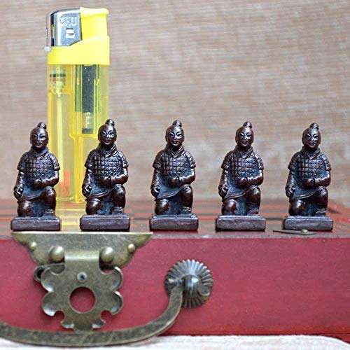 SMLZV Chess Set, Table Chess Chinese Retro Chess Checkers Games Resin Chessman Christmas Birthday Gifts Entertainment Board Game 5