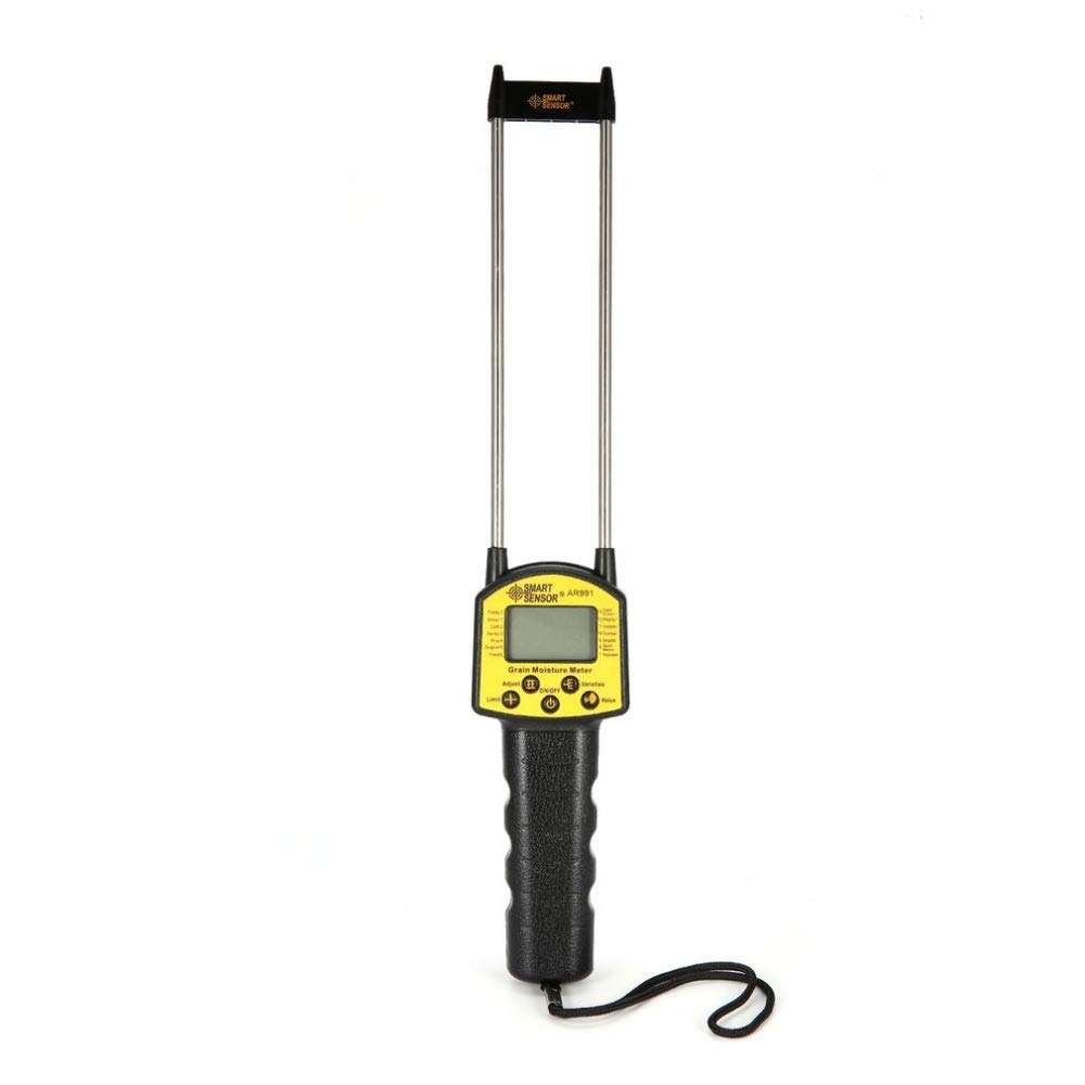 SISHUINIANHUA Digital Grain Moisture Meter Hygrometer Use for Corn Wheat Rice Bean Peanut Grain Measurement Moisture Humidity Tester 3