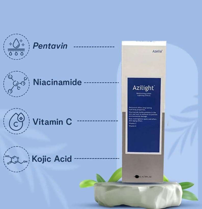 Azilight Moisturising Lotion with Lightening Effects, 100 ml, with Vitamin C 6