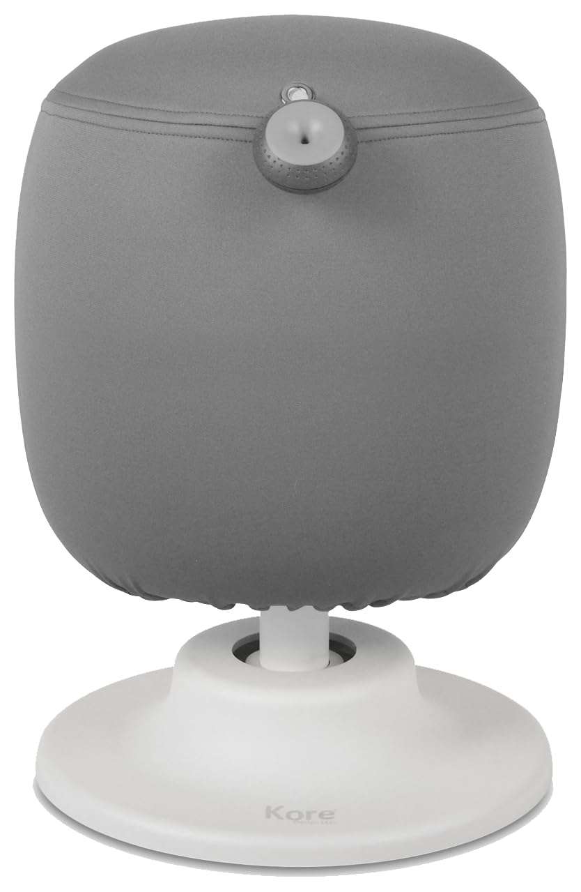 KORE Design Kids Adjustable Pivot Stool, Waterproof Fabric Desk Chair Comfy for Students, Kid Computer Chair for School, Home, Active Sitting, ADD/ADHD, Autism, Girls/Boys, Tall (16.5-21”), Grey 6