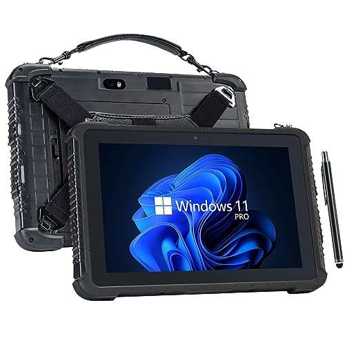 MUNBYN Rugged Android Tablet Barcode Scanner ILT01, 8" Android 13 Inventory Tablet and Rugged Tablet IRT08, 10.1 inch Windows Tablet, Windows 11 Pro, 8GB+128GB, Intel N5100,Sunlight Readable 3