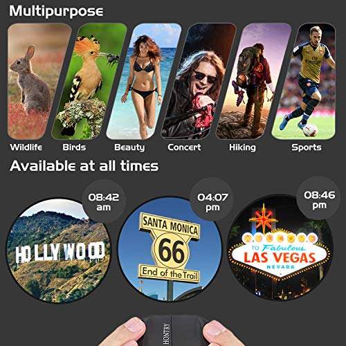 Hontry Binoculars for Adults and Kids, 10x25 Compact Binoculars for Bird Watching, Theater and Concerts, Hunting and Sport Games 4