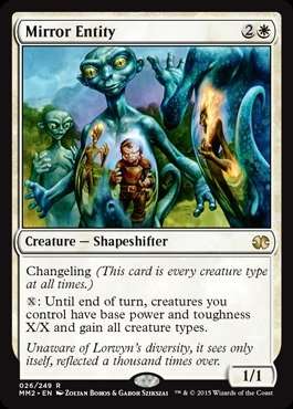Magic The Gathering - Mirror Entity (026/249) - Modern Masters 2015