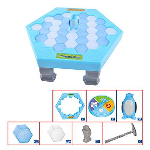 LFOEwpp7 Save Penguin Ice Breaker Trap Toys, Funny Parent Children Kids Table Game, Children Fun Learning at Home School Birthday Gift 4