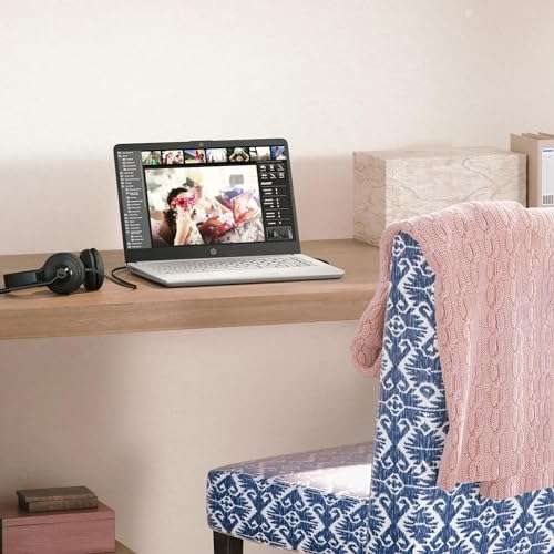 HP 2022 Newest 14 inch FHD Display Laptop, AMD Ryzen 3 3250U (Beat i5 7200U), 12GB RAM, 256GB SSD, AMD Radeon Graphics, WiFi 6, Bluetooth, Windows 11 Home, Bundle with JAWFOAL 6