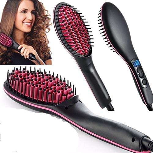 CR Enterprise® Digital Simply Brush Magic Hair Straightener 1