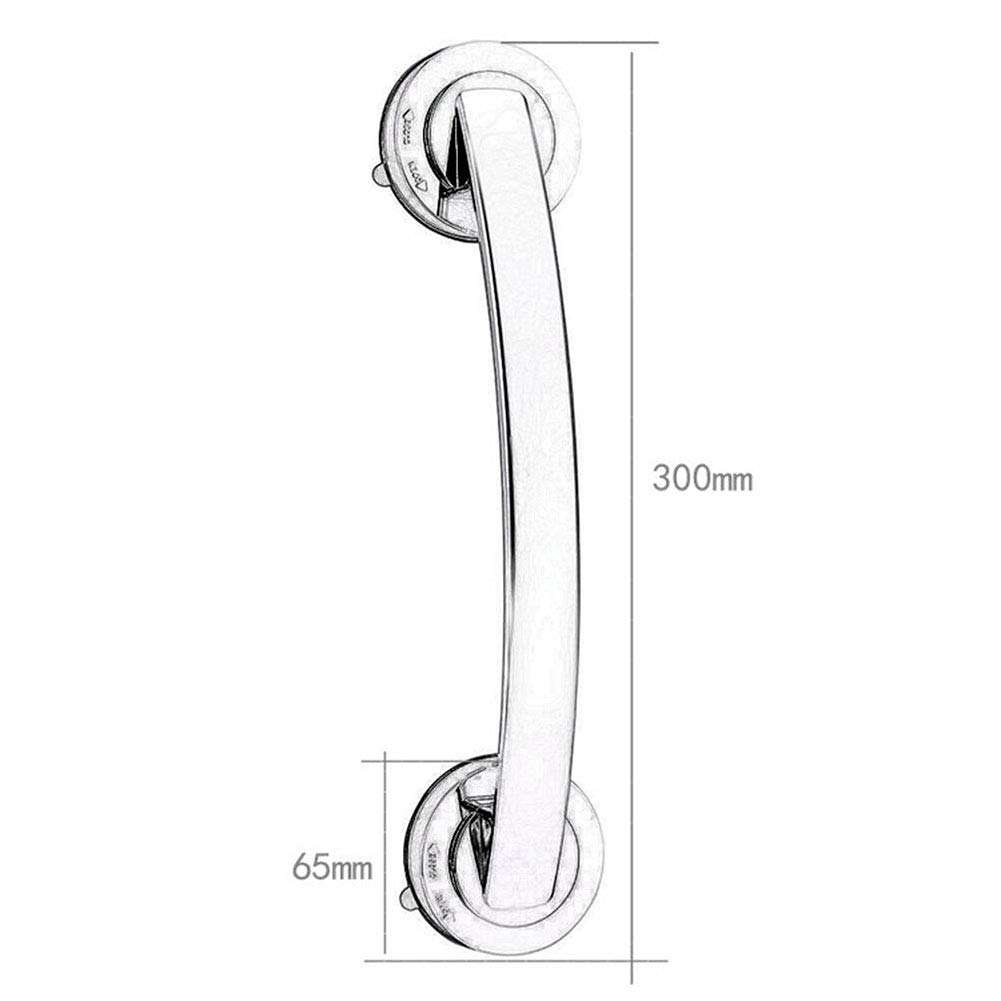 Oeey Bath Safety Handle Suction Cup Handrail, Bathroom Grip Tub Shower Handle Glass Door Grip for The Elderly The Disabled Child Bath Bathroom Accessories 5