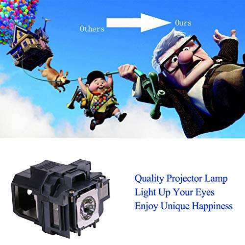 for ELPLP78 Replacement Projector Lamp Bulb with Housing for EX5220 Powerlite 97 powerlite 98 powerlite 99W W17 EB-945 955W EB-965 S17/S18 SXW03 SXW18 W18 EH-TW490 TW5200 EX3220 EX6220 EX7220 3