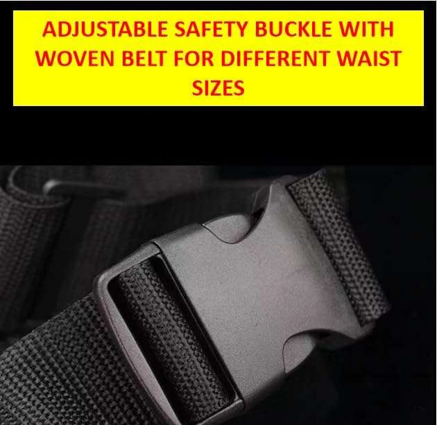 OYSTERBOY Fishing Fighting Rod Pole Holder with Adjustable Waist Gimbal Belt and EVA Foam Padding for Professional Fishermen (Yellow) 5