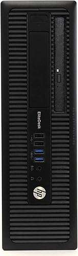 HP EliteDesk 800 G1 Small Form Factor Desktop, Intel Core i7-4790, 8GB DDR3 RAM, 500GB HDD, Windows 10 Pro (Renewed) 2
