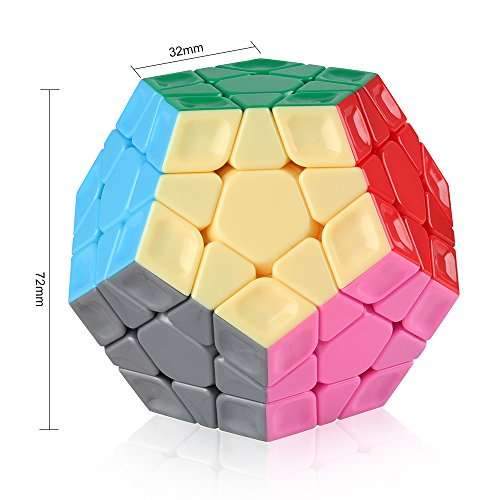 D-FantiX Cyclone Boys 3x3 Megaminx Stickerless Speed Cube Pentagonal Dodecahedron Cube Puzzle Toy 2
