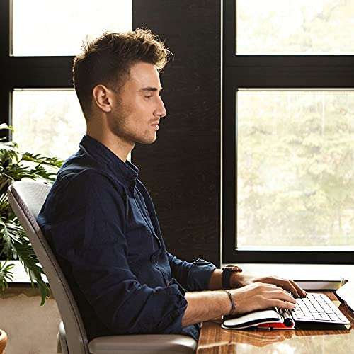 Contour Design RollerMouse Red Plus Wireless - Wireless Ergonomic Mouse for Laptop and Desktop Computer Use - Reach-Free Ambidextrous Computer Mouse - Mac & PC Compatible 6