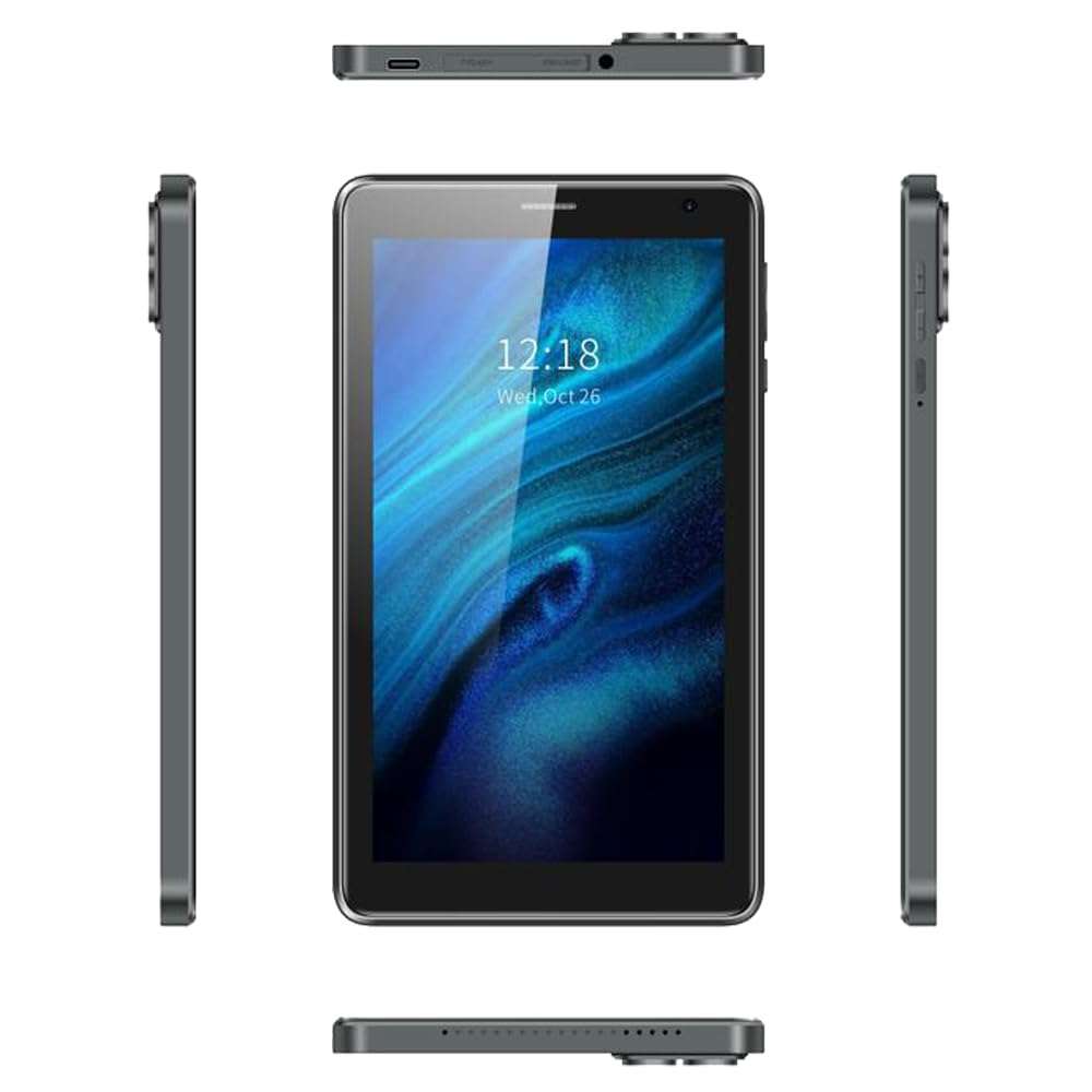 IKALL N13 Plus Tablet 8 Inch Display 2.0 Ghz Octa Core Processor 5MP Frant & 8MP Primary Camera 3GB RAM & 32GB Storage 4500 mAh Big Battery (Black) 6